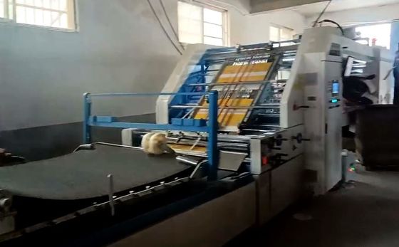 Corrugated Cardboard Paper Mounting Flute Laminating Machine Automatic