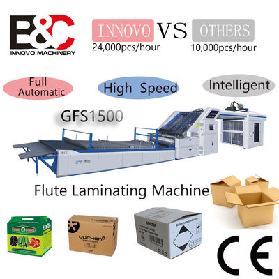 Intelligent Automatic Corrugated Board Paper Pasting Lamination Machine High Speed Flute Laminator Machine 200meter/min