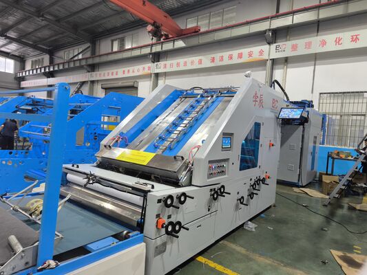 Automatic 5ply High Speed Servo Flute Laminating Machine with 160 meters/minute Speed and Servo Motor Control