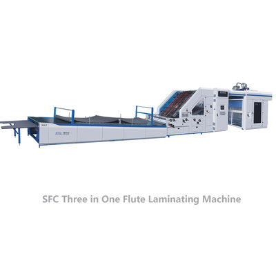 SFC2200 Flute Lamination Machine 5 Plys Corrugated Flute Laminating Machine For Corrugated Box