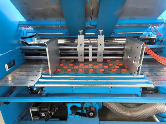 Curved Corrugated Board High Speed Flute Laminator Machine With Overlap Feeding And Servo Control