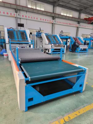 High Speed Flute Laminator Machine with No Feeding Pressure Structure and Digital Glue Control to Minimize Damage and Glue Waste