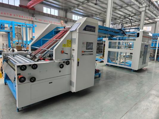 Electric Power System Automatic Flute Laminator Machine Designed for Top Paper Thickness 150 to 800gsm and Minimum Sheet Size 400X380mm