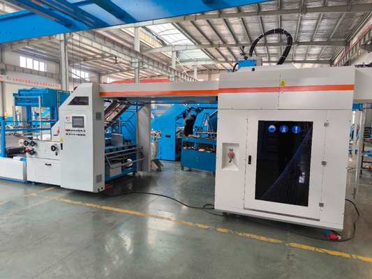 Electric Power System Automatic Flute Laminator Machine Designed for Top Paper Thickness 150 to 800gsm and Minimum Sheet Size 400X380mm