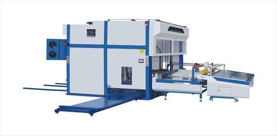 High Speed Corrugated Laminating Machine with Reel to Sheet Feeding and Flip Flop Stacker Line for Packaging Production
