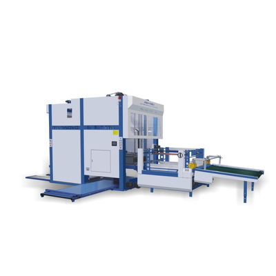 Single Facer Corrugated Board And Flute Laminating Litho Laminator Machine With Flip Flop Stacker Line Roll To  Sheet Or Roll To Roll
