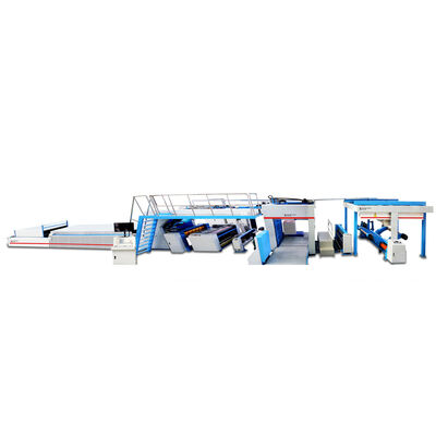 Corrugated Laminating Machine with Reel to Sheet Feeding and Flip Flop Stacker Line for Packaging Production at High Speed