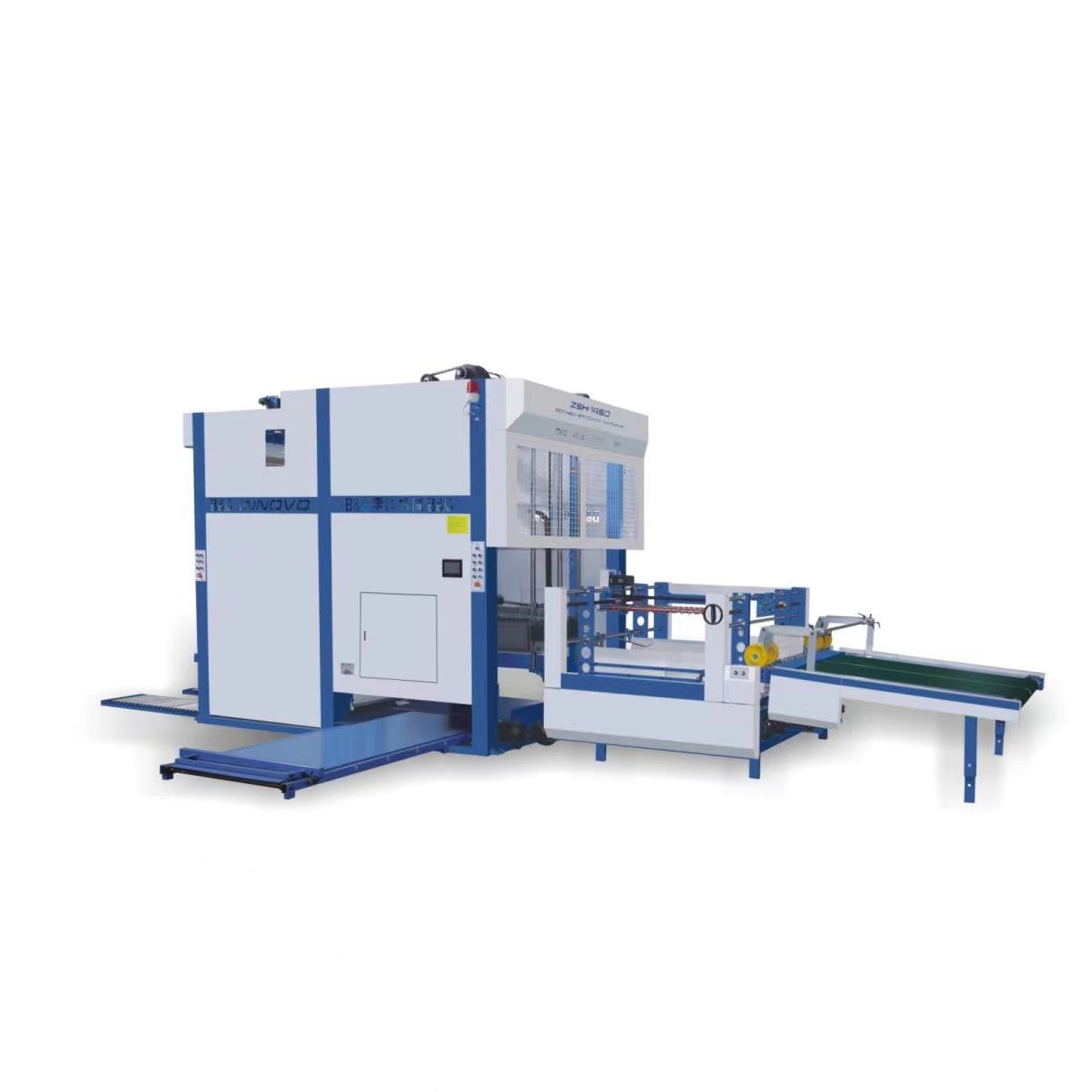Mail Stacker Machine 3P Automatic Paper Stacker Machine 8kw Intelligent Flip Flop Video ...
