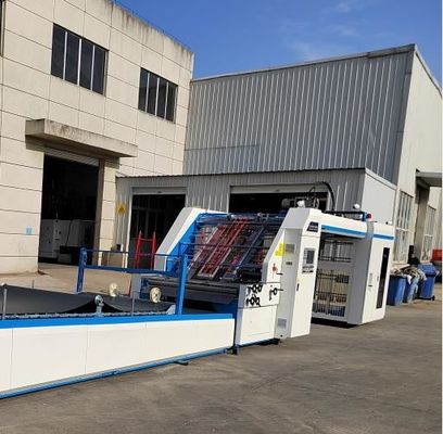 Wallpaper Flute Paper Mounting Machine Laminating Automatic 3 Ply