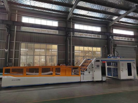 Servo Motor Sheet To Sheet Flute Laminating Machine Automatic Corrugated Paper Cardboard