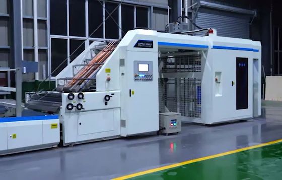 14000pcs/Hour Flute Laminating Machine 800gsm Corrugated Cardboard High Speed