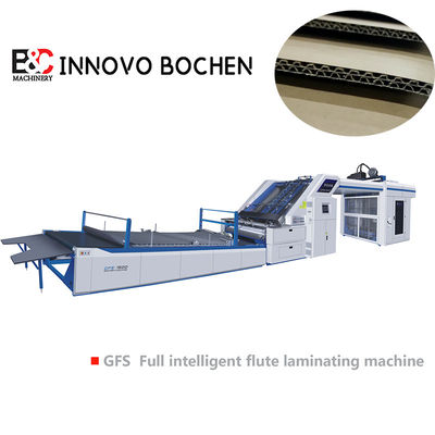 Full Full Automatic Corrugated Board Sheet 5Ply Flute Laminating Machine For Carton Box Making