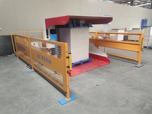 Efficiently Turn Pallets With Automatic Stacker Pile Turner Machine Align And Dust Removing