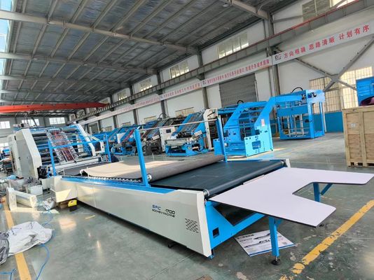 Lead Edge Feeding Multifunctional Rack Sheet To Sheet 5 Ply Servo Laminating Machine 160m/Min High Speed
