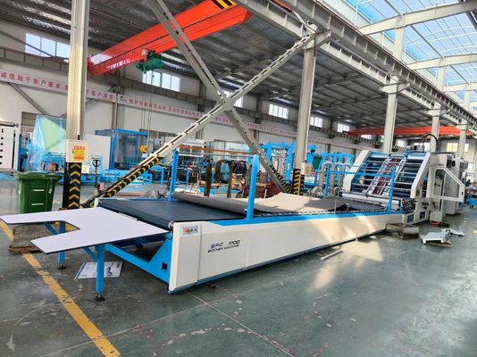 High Speed Sheet To Sheet Laminating Machine For Corrugated Paper With Servo Control And Automatic Correction At 150m/Min