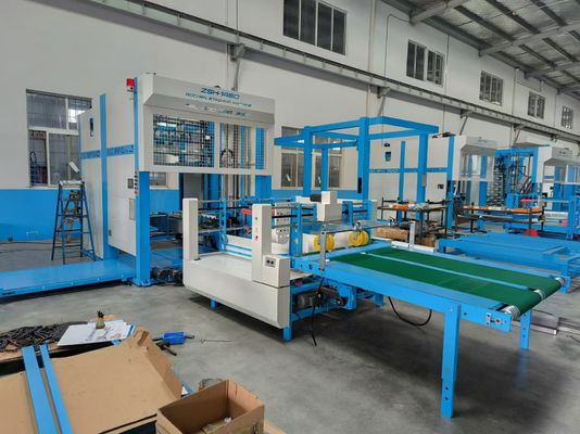 High Speed Corrugated Cardboard Production Auto Stacker Machine With Flute Laminator Fully Automated Stacking