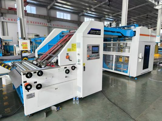 ZGFM Accurate Corrugated Automatic Flute Laminator Machine High Speed 180m/Min