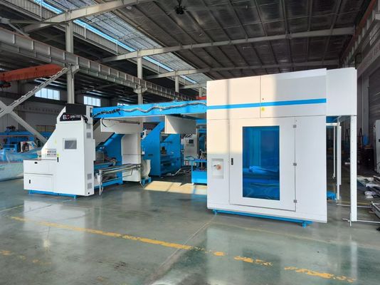 Curved Corrugated Board High Speed Flute Laminator Machine With Overlap Feeding And Servo Control