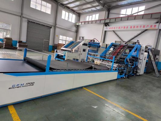 High Speed Sheet To Sheet Laminating Machine For Corrugated Paper With Automatic Correction And Servo Control At 160m/Min