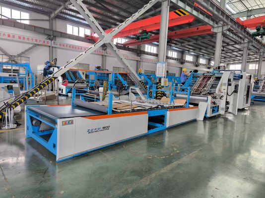 160m/Min High Speed Automatic Flute Laminator Machine For High-Performance Corrugated Paperboard Laminating