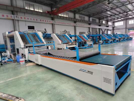 High Speed Flute Laminator Machine with No Feeding Pressure Structure and Digital Glue Control to Minimize Damage and Glue Waste