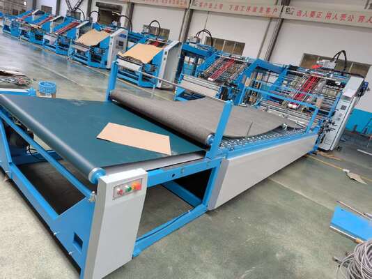 Automatic Flute Laminator Machine Built to Support High Speed Corrugated Paperboard Lamination and Litho Laminating Tasks
