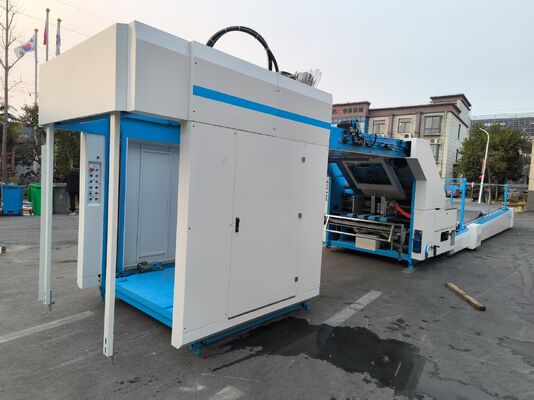 High Speed Flute Laminator Machine with Automatic Servo Control and No Feeding Pressure Structure for Corrugated Cardboard Lamination